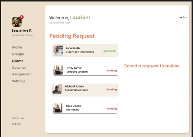 Client Request Approval